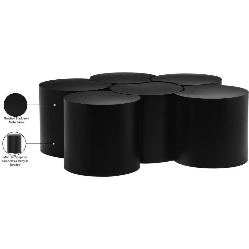 Meridian Dimple Black Coffee Table IMAGE 5