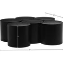 Meridian Dimple Black Coffee Table IMAGE 6