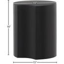 Meridian Dimple Black End Table IMAGE 6