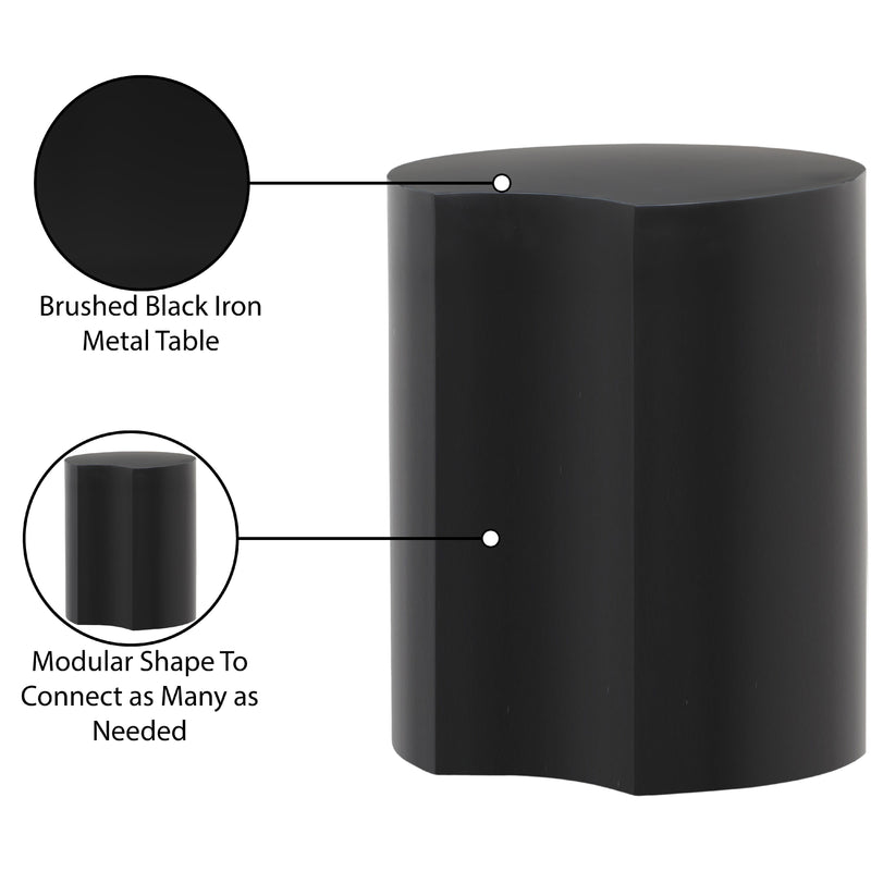 Meridian Dimple Black End Table IMAGE 5