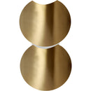 Meridian Dimple Gold End Table IMAGE 4