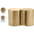 Meridian Dimple Gold End Table IMAGE 5
