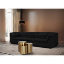 Meridian Dimple Gold End Table IMAGE 2
