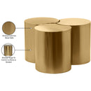 Meridian Dimple Gold Coffee Table IMAGE 5