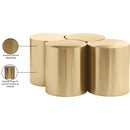 Meridian Dimple Gold Coffee Table IMAGE 5