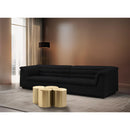 Meridian Dimple Gold Coffee Table IMAGE 2