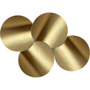 Meridian Dimple Gold Coffee Table IMAGE 4