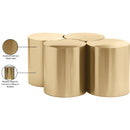 Meridian Dimple Gold Coffee Table IMAGE 5