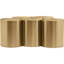 Meridian Dimple Gold Coffee Table IMAGE 3