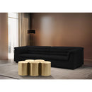 Meridian Dimple Gold Coffee Table IMAGE 2