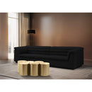 Meridian Dimple Gold Coffee Table IMAGE 2