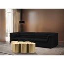 Meridian Dimple Gold Coffee Table IMAGE 2
