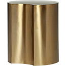 Meridian Dimple Gold End Table IMAGE 3