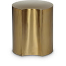 Meridian Dimple Gold End Table IMAGE 1