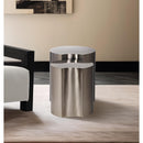 Meridian Dimple Silver End Table IMAGE 2