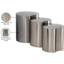 Meridian Dimple Silver End Table IMAGE 4