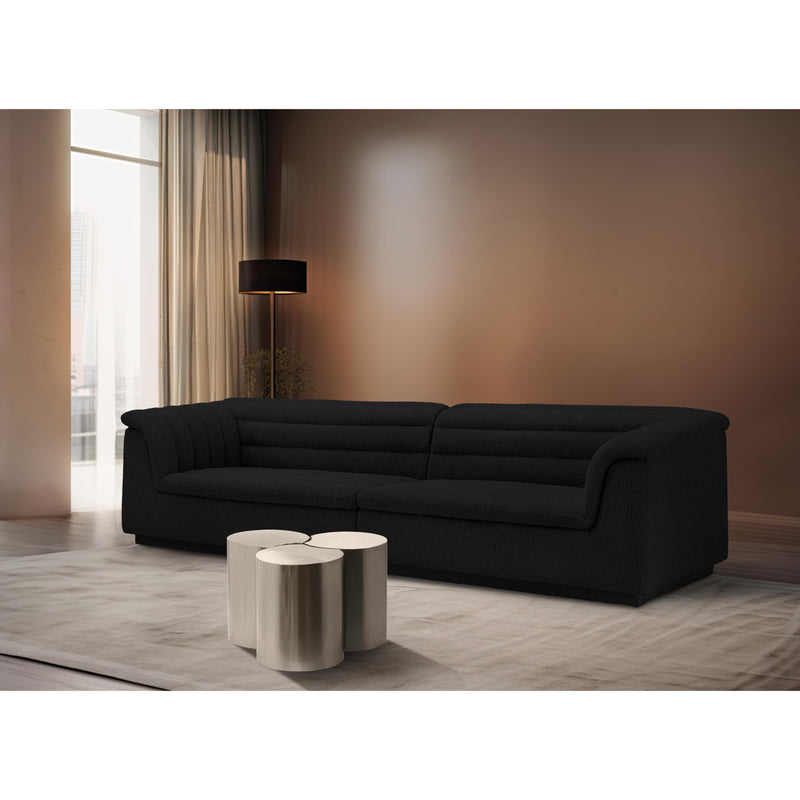 Meridian Dimple Silver Coffee Table IMAGE 2