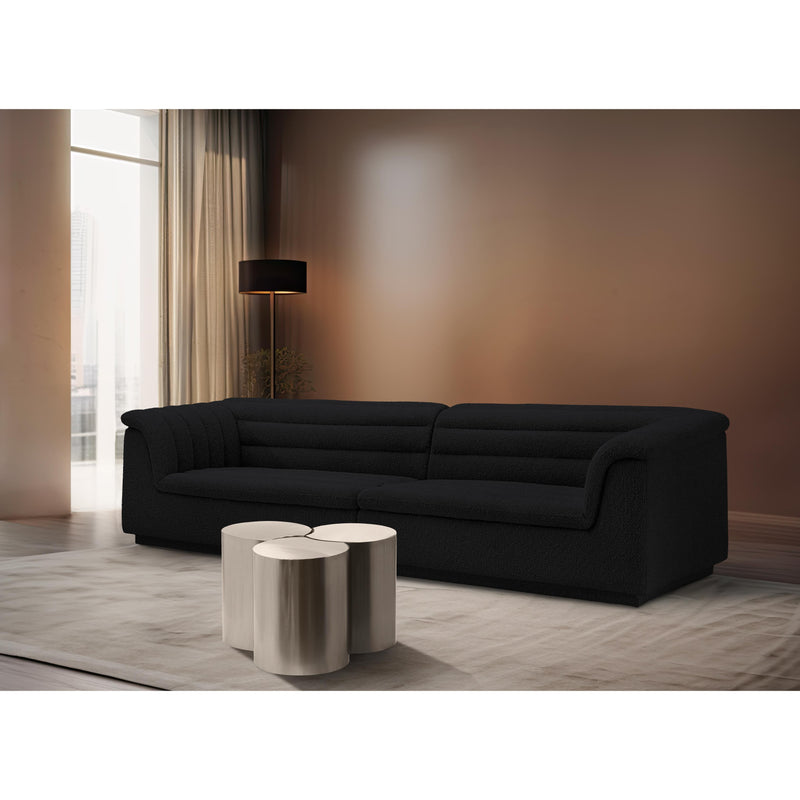 Meridian Dimple Silver Coffee Table IMAGE 2