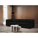 Meridian Dimple Silver Coffee Table IMAGE 2