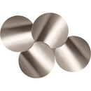 Meridian Dimple Silver Coffee Table IMAGE 4