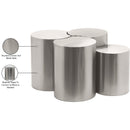 Meridian Dimple Silver Coffee Table IMAGE 5