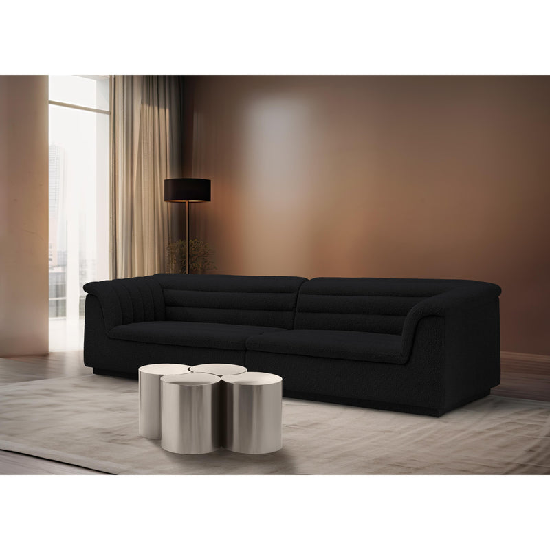 Meridian Dimple Silver Coffee Table IMAGE 2