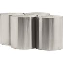 Meridian Dimple Silver Coffee Table IMAGE 3