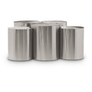 Meridian Dimple Silver Coffee Table IMAGE 1