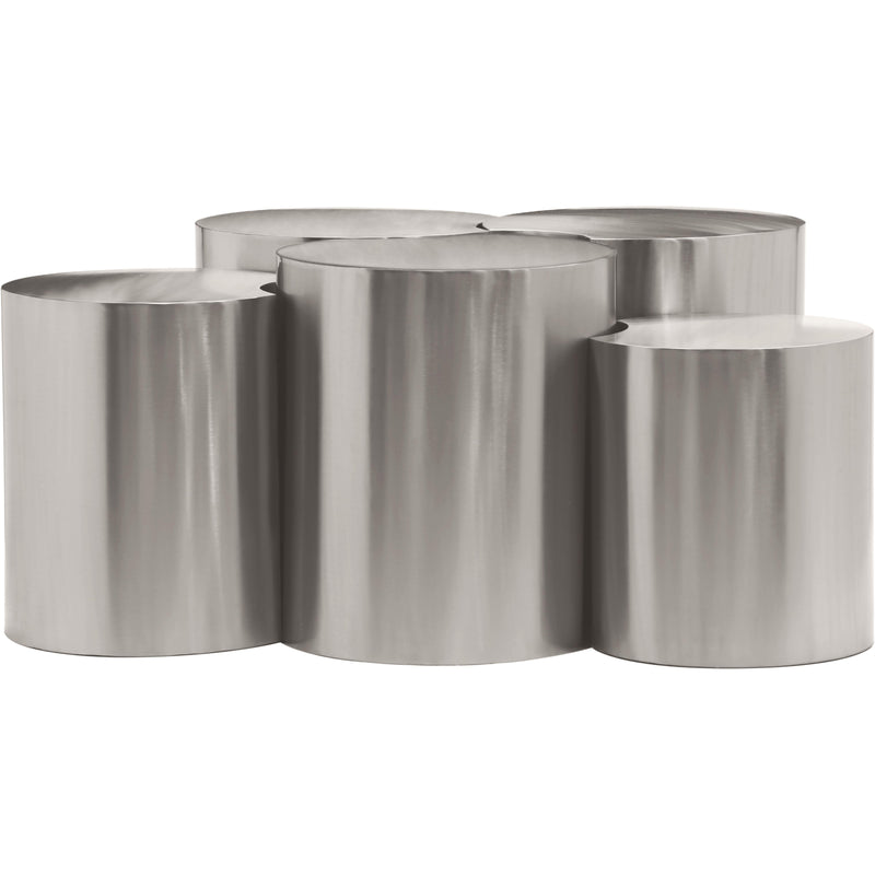 Meridian Dimple Silver Coffee Table IMAGE 3