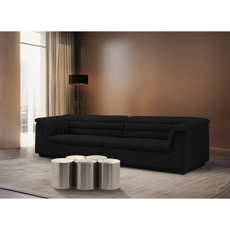 Meridian Dimple Silver Coffee Table IMAGE 2