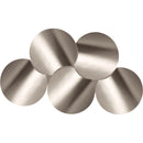 Meridian Dimple Silver Coffee Table IMAGE 4