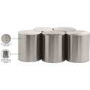 Meridian Dimple Silver Coffee Table IMAGE 5