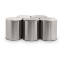 Meridian Dimple Silver Coffee Table IMAGE 1