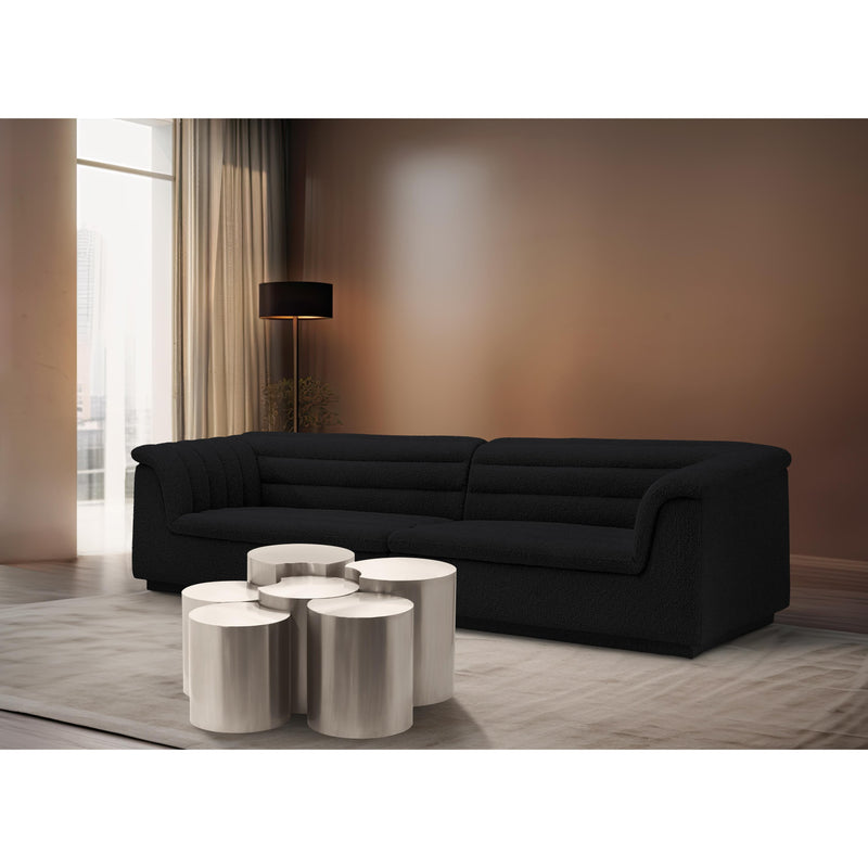 Meridian Dimple Silver Coffee Table IMAGE 2