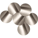 Meridian Dimple Silver Coffee Table IMAGE 4