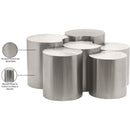 Meridian Dimple Silver Coffee Table IMAGE 5