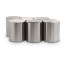 Meridian Dimple Silver Coffee Table IMAGE 1