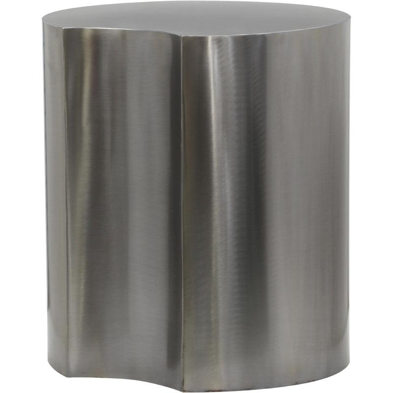 Meridian Dimple Silver End Table IMAGE 3