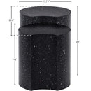 Meridian Dimple Black End Table IMAGE 4