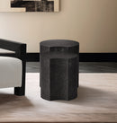 Meridian Dimple Black End Table IMAGE 2
