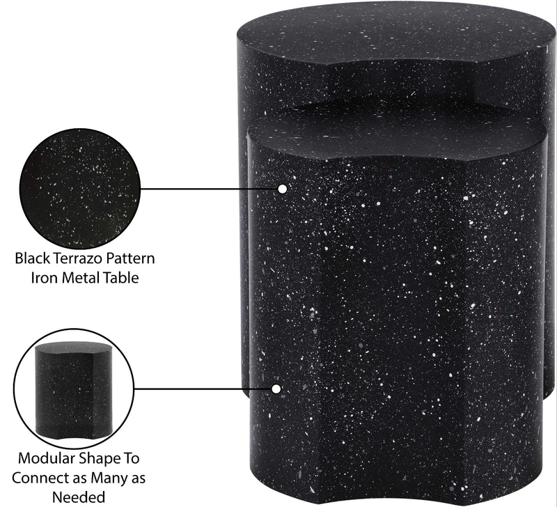 Meridian Dimple Black End Table IMAGE 5