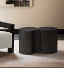 Meridian Dimple Black End Table IMAGE 2