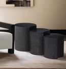 Meridian Dimple Black End Table IMAGE 2