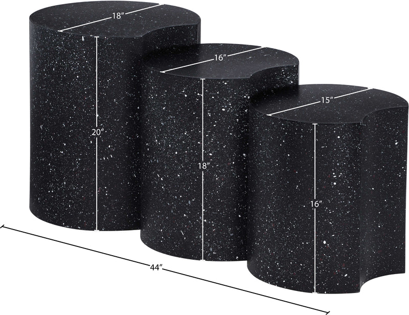 Meridian Dimple Black End Table IMAGE 5