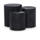 Meridian Dimple Black End Table IMAGE 1