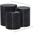 Meridian Dimple Black End Table IMAGE 4