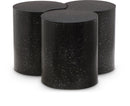 Meridian Dimple Black Coffee Table IMAGE 1