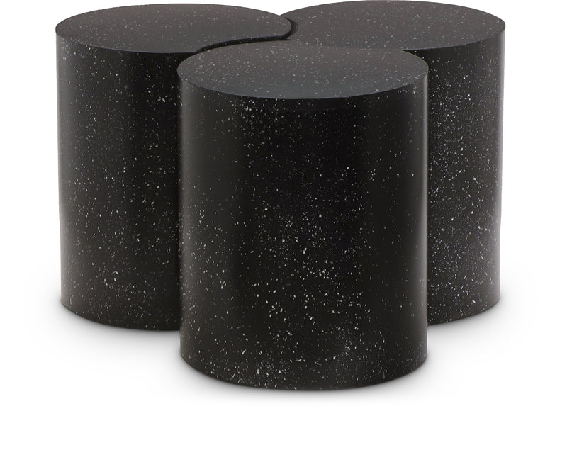 Meridian Dimple Black Coffee Table IMAGE 1