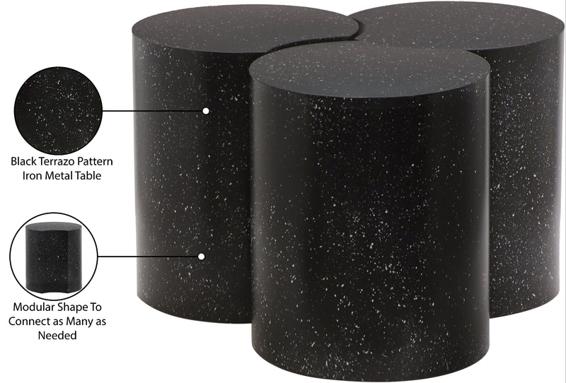 Meridian Dimple Black Coffee Table IMAGE 4