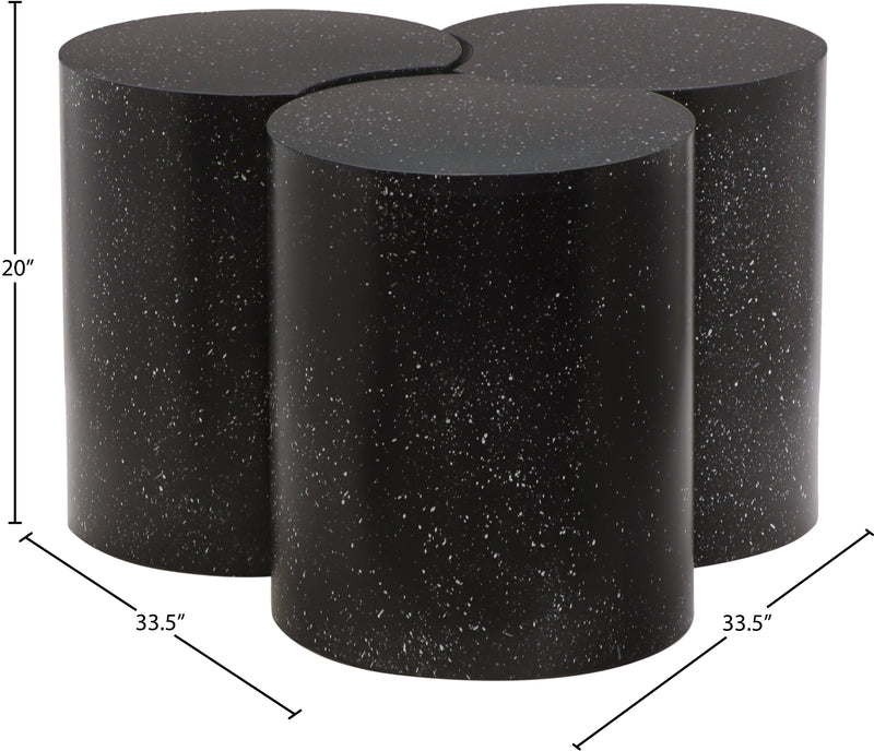 Meridian Dimple Black Coffee Table IMAGE 5